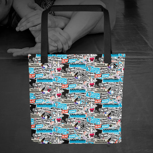 Sticker Bomb, All-over Print Tote bag