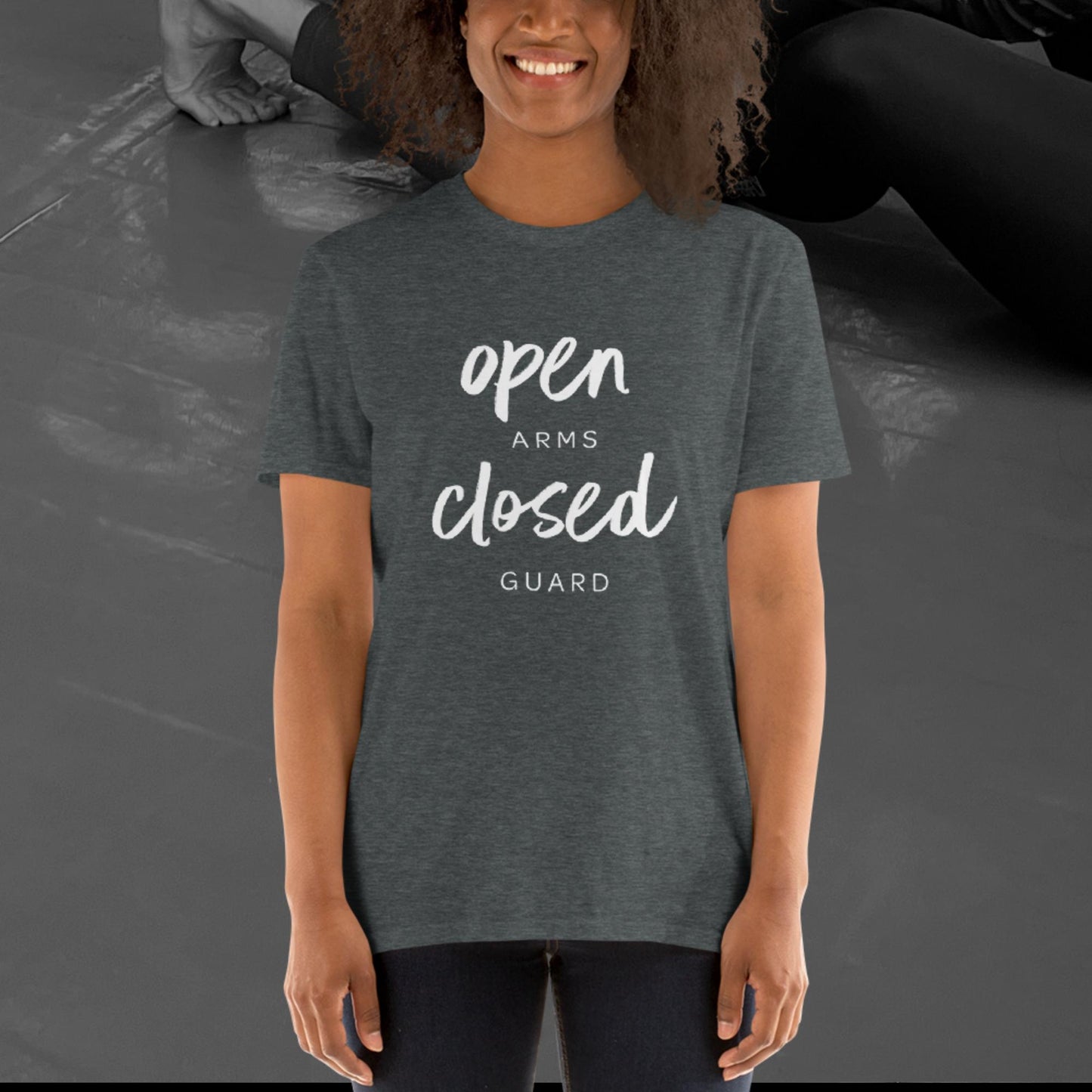 Open Arms, Closed Guard, Softstyle Short-Sleeve Unisex T-Shirt