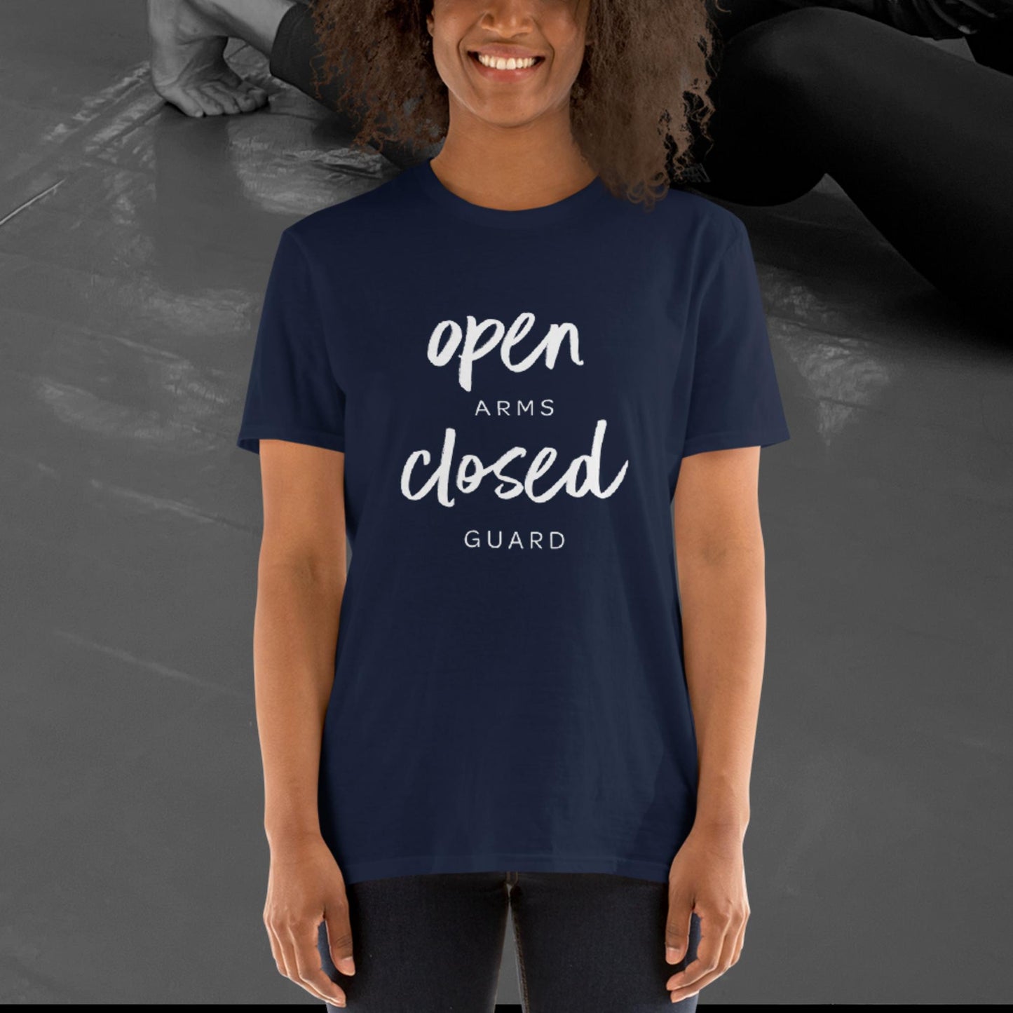 Open Arms, Closed Guard, Softstyle Short-Sleeve Unisex T-Shirt