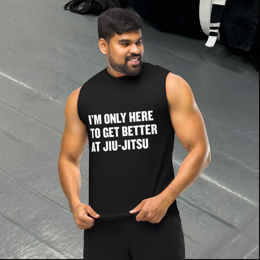 Here for the Gains, Muscle Shirt