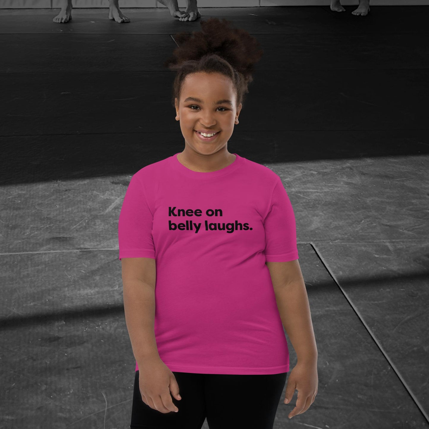 Knee on belly laughs, Youth Short Sleeve T-Shirt
