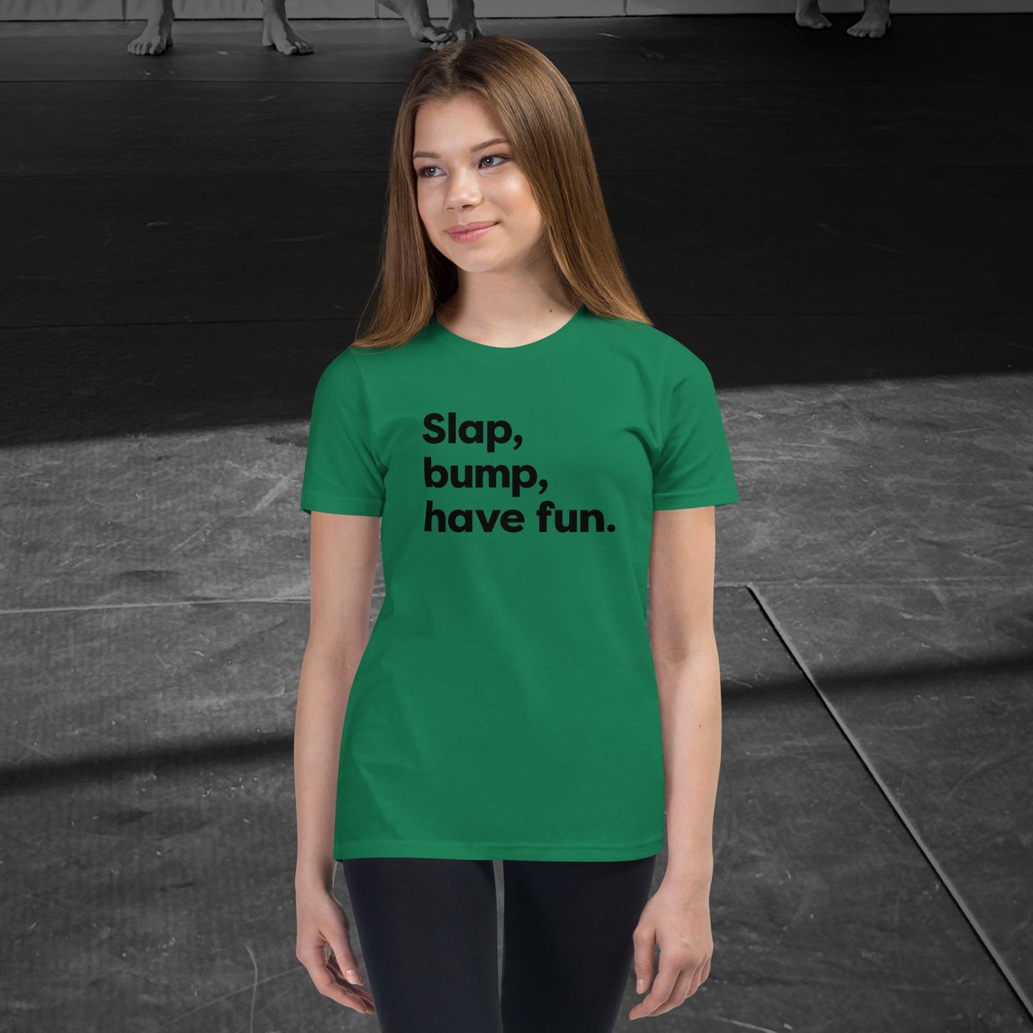 Slap, bump, have fun. Youth Short Sleeve T-Shirt