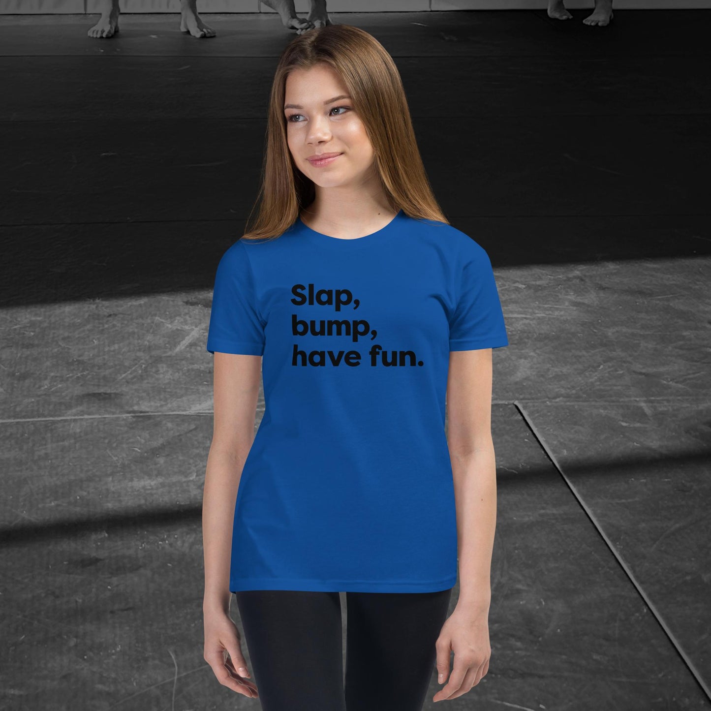 Slap, bump, have fun. Youth Short Sleeve T-Shirt