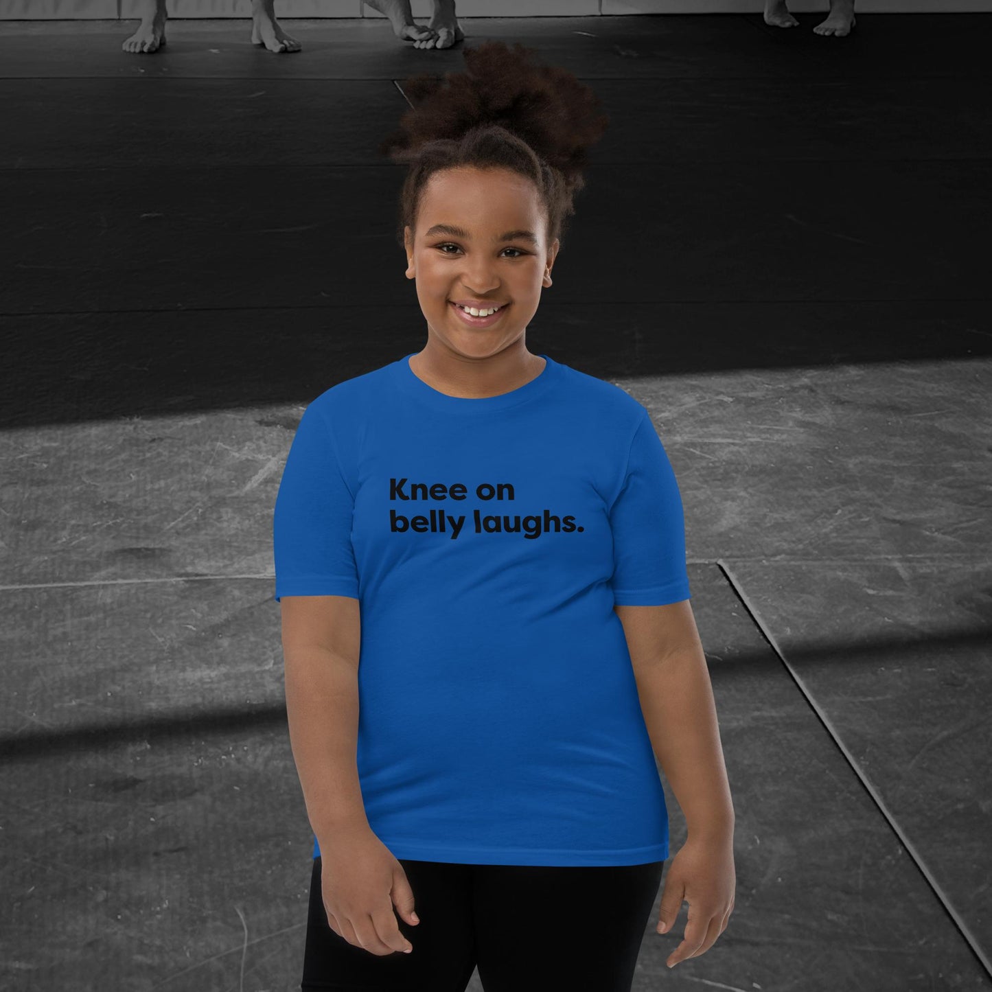 Knee on belly laughs, Youth Short Sleeve T-Shirt