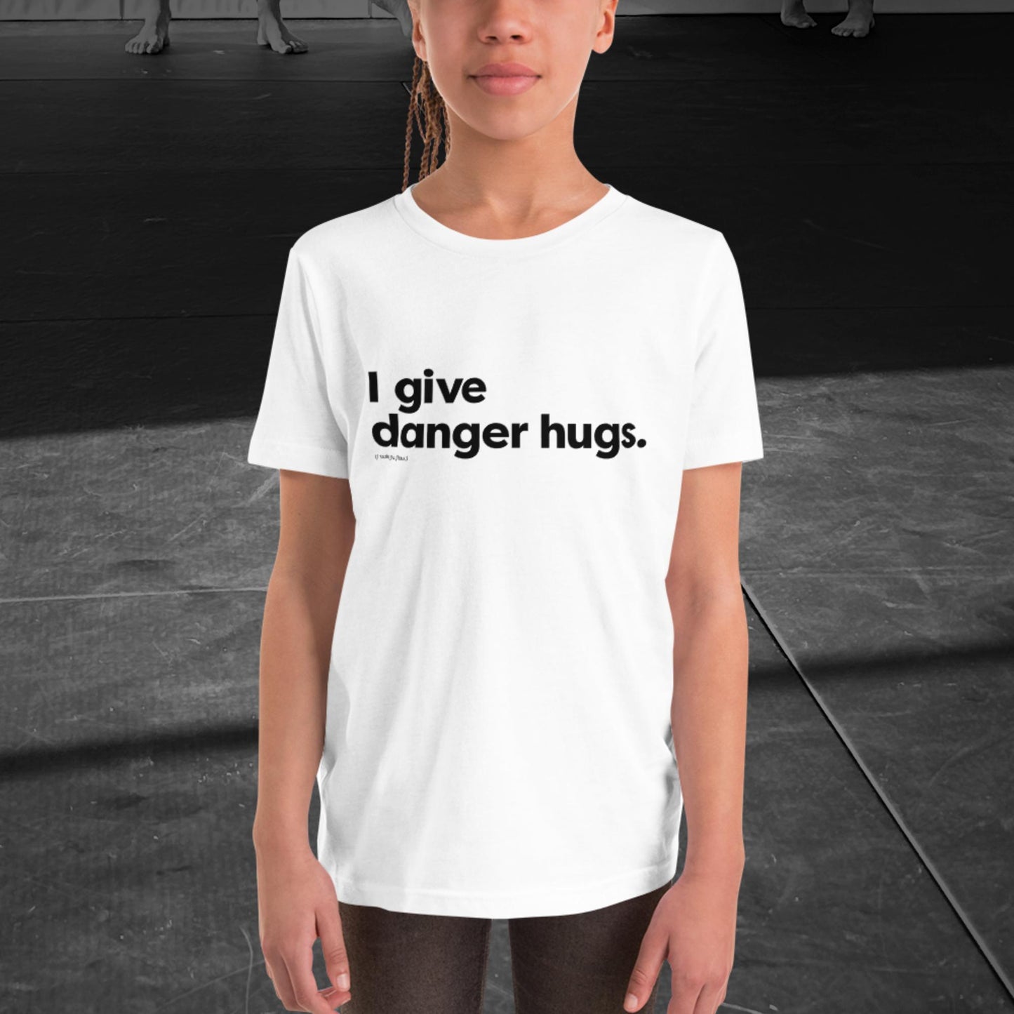 Danger Hugs, Youth Short Sleeve T-Shirt