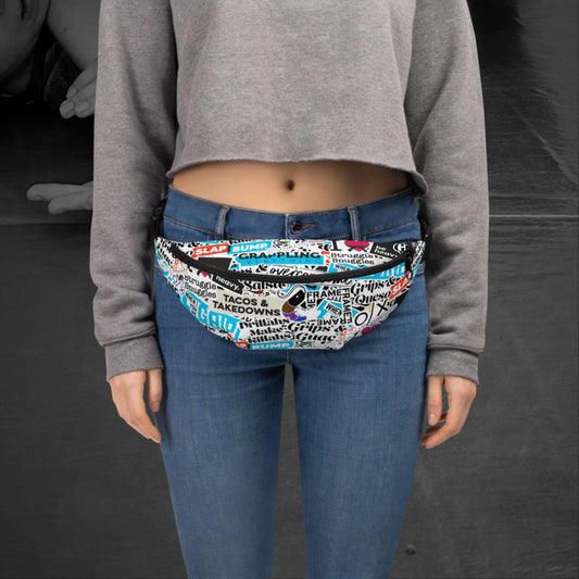 Sticker Bomb, All-over Print Fanny Pack