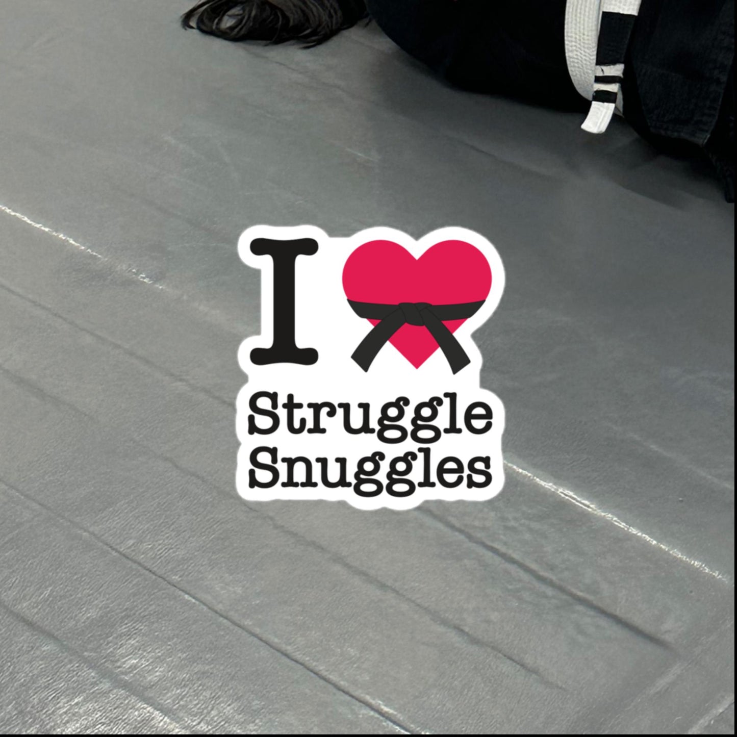 I Heart Struggle Snuggles, Vinyl Sticker