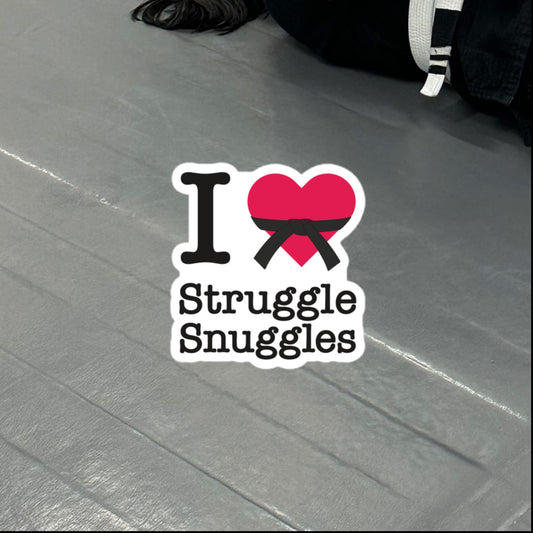 I Heart Struggle Snuggles, Vinyl Sticker