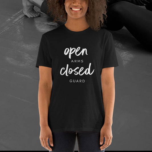 Open Arms, Closed Guard, Softstyle Short-Sleeve Unisex T-Shirt