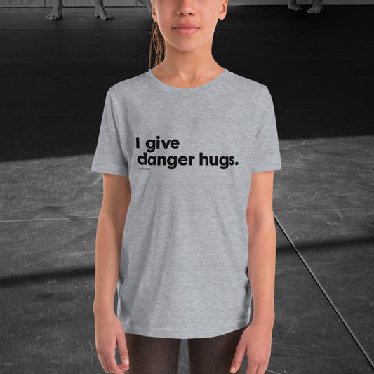 Danger Hugs, Youth Short Sleeve T-Shirt