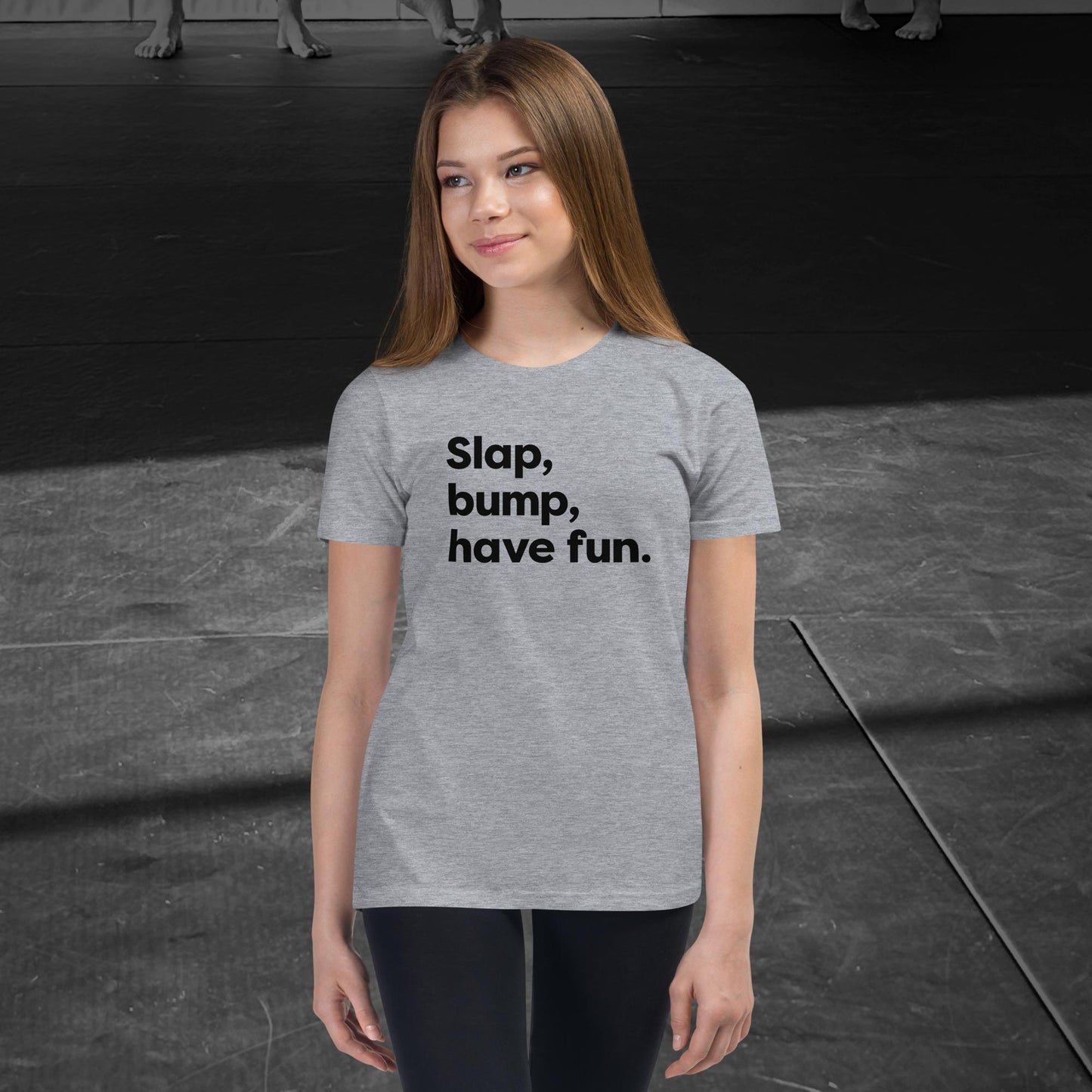 Slap, bump, have fun. Youth Short Sleeve T-Shirt